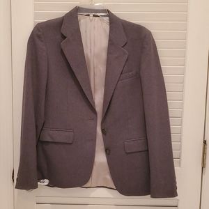 Two piece gray wool suit